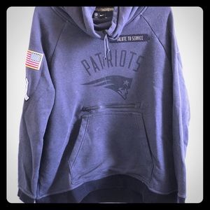 Salute to service Patriots hoodie